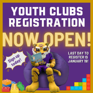 BPS Youth Club Registration graphic